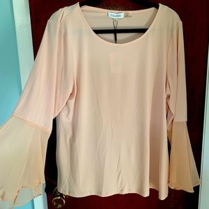 Calvin Klein Bell Sleeve Shirt
